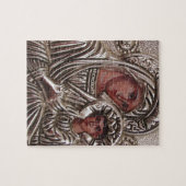 Mutter-und Kinderikone, Madonna und Jesus im Puzzle (Horizontal)