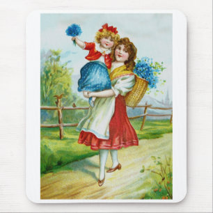 Mutter- und Kinderkunst Mousepad