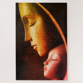 Mutter- und Kindermauer Kunst Puzzle