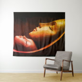 Mutter- und Kindermauer Kunst Wandteppich (Beispiel (Horizontal))