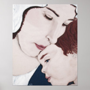 Mutter- und Kinderplakat Poster