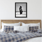 Mutter- und Kinderskulptur Leinwanddruck (Insitu (Schlafzimmer))