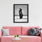 Mutter- und Kinderskulptur Leinwanddruck (Insitu (Wohnzimmer))
