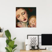 Mutter- und Kinderwerbung Poster (Heimbüro)