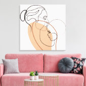 Mütter und Leinwand (Insitu (Wohnzimmer))