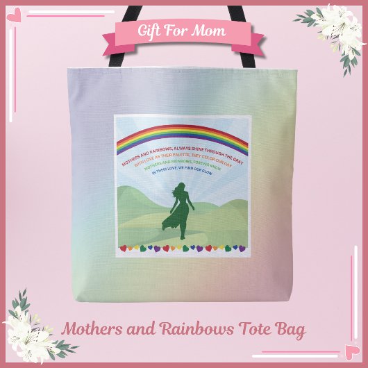 Mütter und Regenbogen Muttertagstasche Tasche