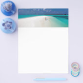 Mutter und Sohn am tropischen Strand Flyer (Einzeln)