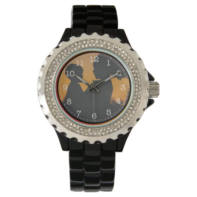 Mutter und Sohn Armbanduhr (Vorderseite)