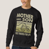 Mutter und Sohn besten Freund für das Leben Mama Sweatshirt (Vorderseite)