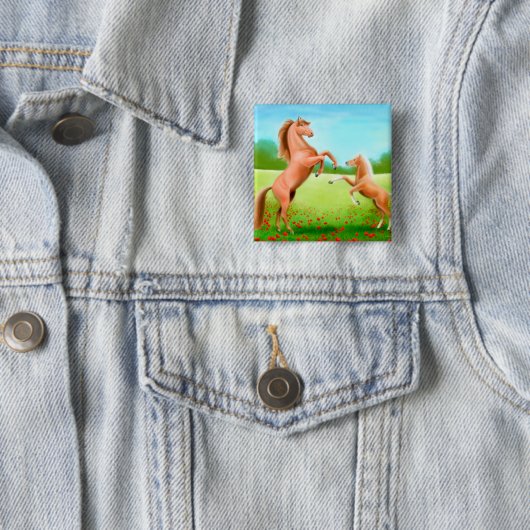 Mutter-und Sohn-Button Button (Beispiel)