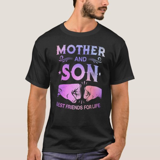 Mutter und Sohn die besten Freunde für das Leben M T-Shirt (Vorderseite)