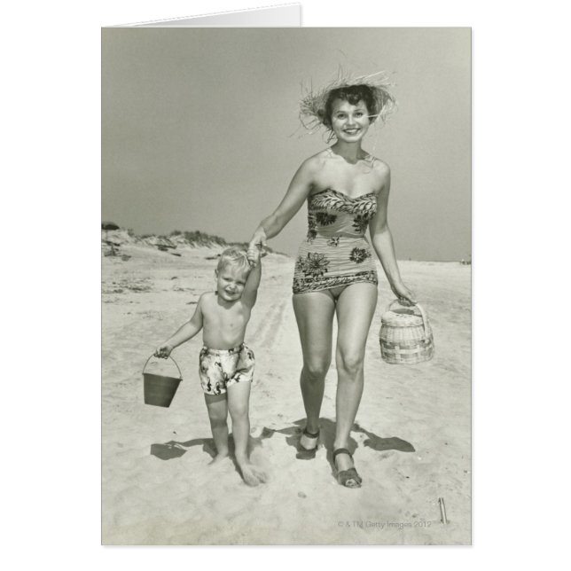 Mutter-und Sohn-Gehen (Vorne)