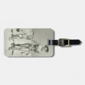 Mutter-und Sohn-Gehen Gepäckanhänger (Vorderseite horizontal)