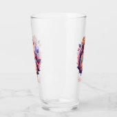 Mutter und Sohn glücklich Muttertag Glas (Links)