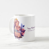 Mutter und Sohn glücklich Muttertag Kaffeetasse (Vorderseite Links)