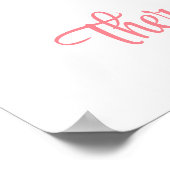 Mutter und Sohn glücklich Muttertag Poster (Ecke)