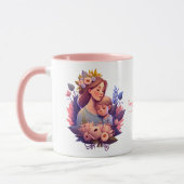 Mutter und Sohn glücklich Muttertag Tasse (Links)