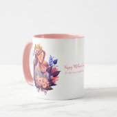 Mutter und Sohn glücklich Muttertag Tasse (Vorderseite Links)