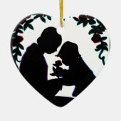 Mutter und Sohn Keramikornament (Vorne)