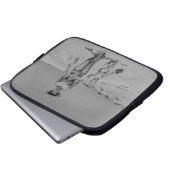 Mutter und Sohn Laptopschutzhülle (Vorne Knopf)
