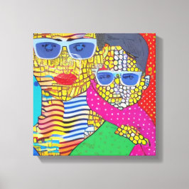 Mutter und Sohn Leinwanddruck