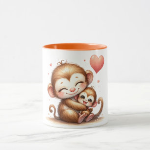 Mutter-und-Sohn-Liebestasse Tasse