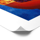 Mutter und Sohn Malerei Familienkunst drucken Poster (Ecke)