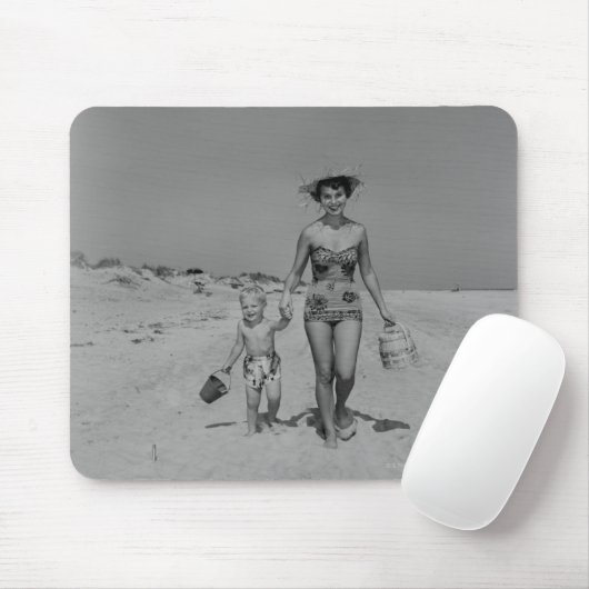 Mutter und Sohn Mousepad (Mit Mouse)