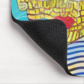 Mutter und Sohn Mousepad (Ecke)