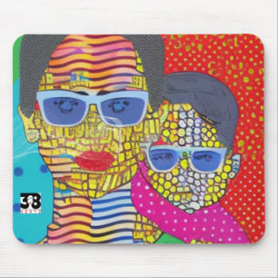 Mutter und Sohn Mousepad