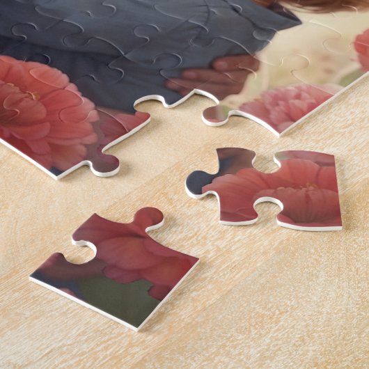 Mutter und Sohn - Mutter umarmen Puzzle (Seite)