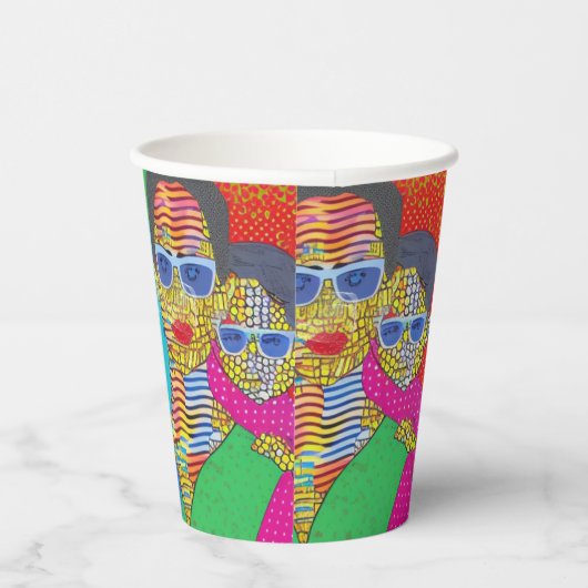 Mutter und Sohn Pappbecher (Rechts)