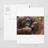 Mutter und Sohn Postkarte (Vorne/Hinten)