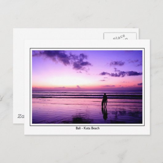 Mutter und Sohn Postkarte (Vorne/Hinten)