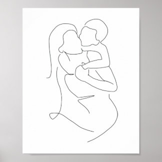 Mutter und Sohn Print, Mutter und Sohn Art, Mutter Poster