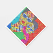 Mutter und Sohn Serviette (Ecke)