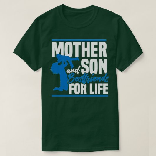 Mutter und Son Bestfriends Mütter Geschenke T-Shirt (Design vorne)
