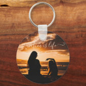 Mutter und Tochter am Schlüsselanhänger (Vorderseite)