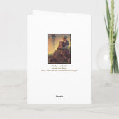 Mutter und Tochter an der Küste Karte (Rückseite)