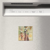 Mutter und Tochter auf einem Spaziergang (farbige Magnet (In Situ (Geschirrspüler))