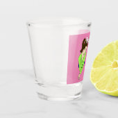 Mutter und Tochter Bunnygirls Schnapsglas (Links)