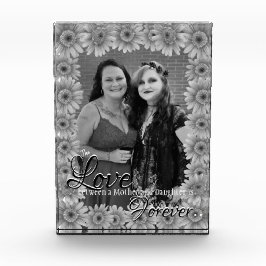 Mutter und Tochter Daisy Frame Foto Block