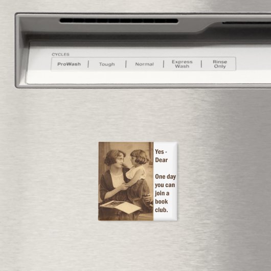 Mutter und Tochter eines Buchklubs Magnet (In Situ (Geschirrspüler))