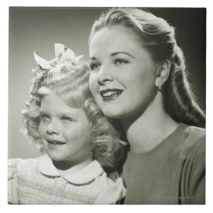 Mutter und Tochter Fliese