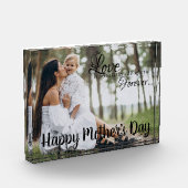 Mutter und Tochter-Foto Fotoblock (Links)