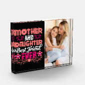 Mutter und Tochter Fotoblock (Links)