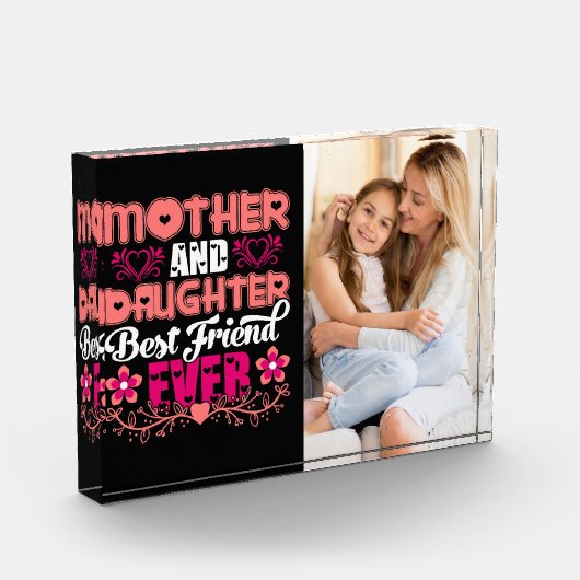 Mutter und Tochter Fotoblock (Links)