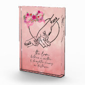 Mutter und Tochter Fotoblock (Rechts)