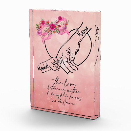 Mutter und Tochter Fotoblock (Rechts)