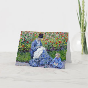 Mutter und Tochter in Garden Karte